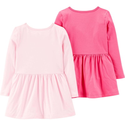 carter's / カーターズ 2-パック jersey ドレス セット / ピンク