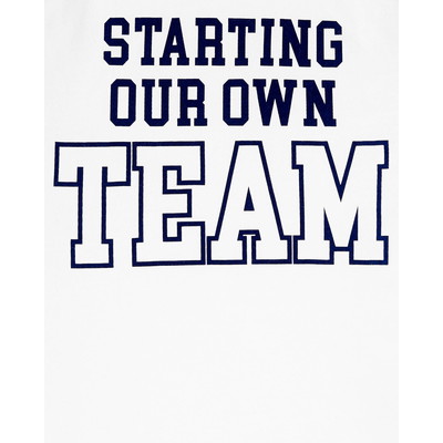 carter's / カーターズ Starting Our Own Team Unisex Adult ティ