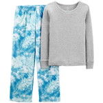 carter's / カーターズ 2-Piece Tie-Dye Loose Fit Poly & Fleece パジャマ