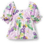 JANIE AND JACK / ジャニーアンドジャック FLORAL PUFF SLEEVE TOP