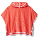 KAAVIA JAMES HOODED TERRY PONCHO COVER-UP