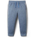 JANIE AND JACK / ジャニーアンドジャック PLAID JACQUARD SIDE STRIPE JOGGER