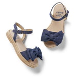 CHAMBRAY BOW ESPADRILLE