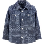 OSHKOSH / オシュコシュ Chambray Bandana Button-Front シャツ