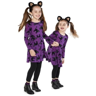 THE CHILDREN'S PLACE/チルドレンズプレイス Halloween Cat Skater ドレス