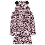 Leopard Fleece Robe