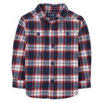 THE CHILDREN'S PLACE/チルドレンズプレイス Matching Family Plaid Flannel Button Down シャツ