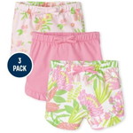 Tropical Ruffle Shorts 3-パック