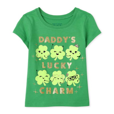 THE CHILDREN'S PLACE/チルドレンズプレイス St. Patrick's Day Lucky Charm Graphic Tシャツ