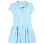 Toddler Girls Uniform Pique Polo ドレス