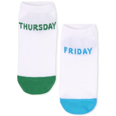 THE CHILDREN'S PLACE/チルドレンズプレイス Unisex Kids Days Of The Week Ankle Socks 7パック