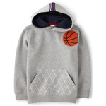 Embroidered Basketball フード