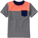 【USED】カラーブロックTシャツ
