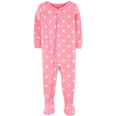 carter's / カーターズ 1-Piece Polka Dot Snug Fit Cotton Footie パジャマ