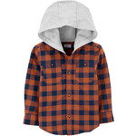 carter's / カーターズ Plaid フーディー Button-Front シャツ