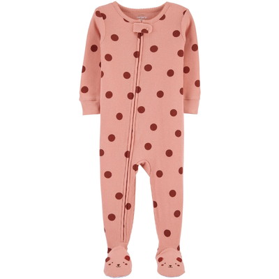 carter's / カーターズ 1-Piece Polka Dot 100% Snug Fit コットン Footie パジャマ