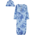 carter's / カーターズ 2-Piece Tie-Dye Sleeper Gown & ハット セット