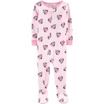 1-Piece Minnie Mouse 100% Snug Fit Cotton Footie パジャマ