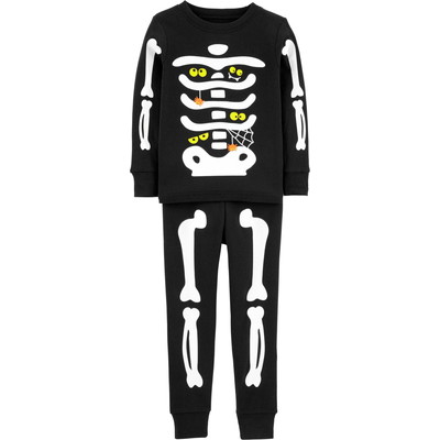 carter's / カーターズ 2-Piece Glow Skeleton 100% Snug Fit コットン パジャマ