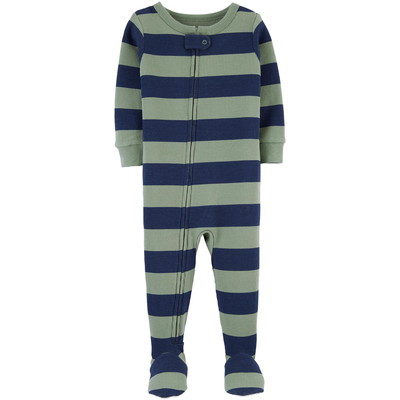carter's / カーターズ 1-Piece Striped 100% Snug Fit コットン Footie パジャマ