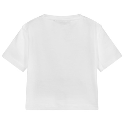 AGATHA RUIZ DE LA PRADA / アガタルイス ホワイトクロップッドカーTシャツ