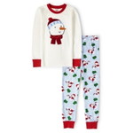 Gymboree / ジンボリー Unisex Snowman Cotton 2-Piece Pajamas