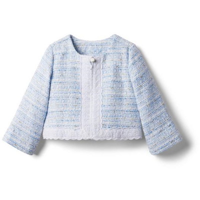 JANIE AND JACK / ジャニーアンドジャック Eyelet Trim Boucle ジャケット