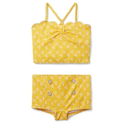 JANIE AND JACK / ジャニーアンドジャック FLORAL SCALLOPED 2-PIECE SWIMSUIT