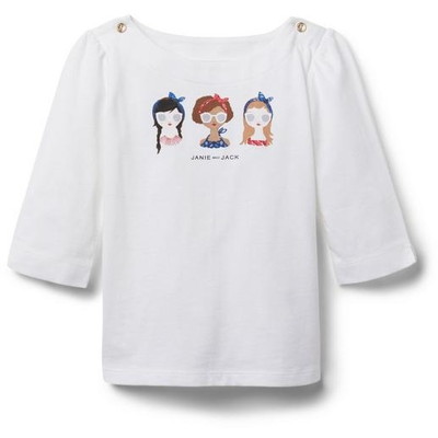 JANIE AND JACK / ジャニーアンドジャック GIRLFRIENDS TEE