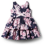 JANIE AND JACK / ジャニーアンドジャック Brown Girls Do Ballet Floral Tiered ドレス