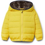 JANIE AND JACK / ジャニーアンドジャック Faux Fur-Lined Hooded Puffer ジャケット