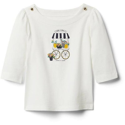 JANIE AND JACK / ジャニーアンドジャック FLOWER CART TEE