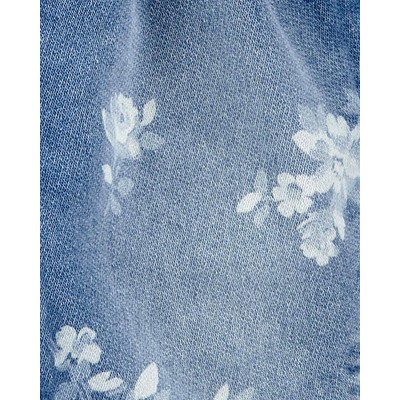 OSHKOSH / オシュコシュ Floral Knit Denim オーバーオール