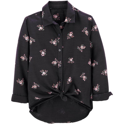 OSHKOSH / オシュコシュ Floral Button-Front シャツ