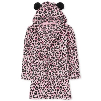 THE CHILDREN'S PLACE/チルドレンズプレイス Leopard Fleece Robe