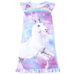 Unicorn Ruffle Nightgown