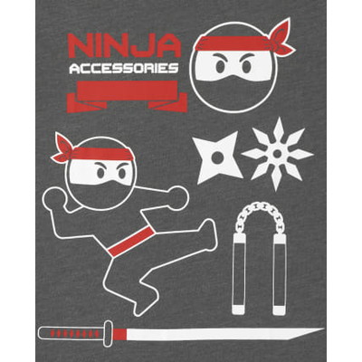 THE CHILDREN'S PLACE/チルドレンズプレイス Ninja Accessories グラフィック ティ