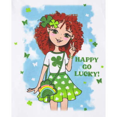 THE CHILDREN'S PLACE/チルドレンズプレイス St. Patrick's Day Happy Go Lucky グラフィック ティ