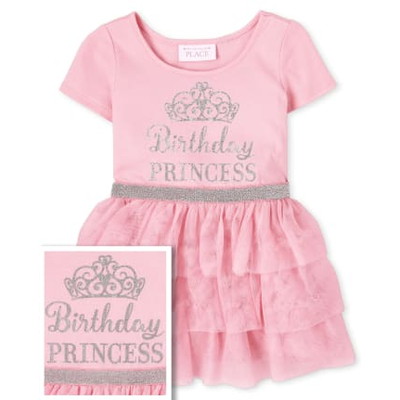 THE CHILDREN'S PLACE/チルドレンズプレイス Glitter Birthday Princess Tutu ドレス