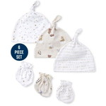 THE CHILDREN'S PLACE/チルドレンズプレイス Bear Knotted Hat And Mittens 6-Piece セット