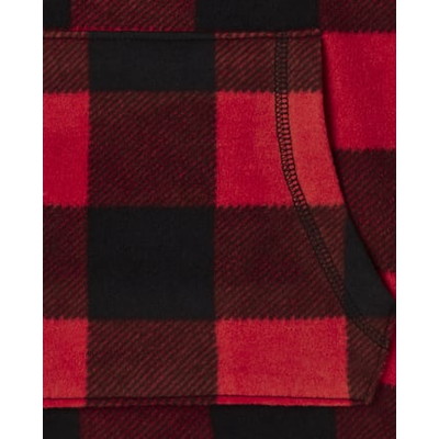 THE CHILDREN'S PLACE/チルドレンズプレイス Matching Family Bear Buffalo Plaid Fleece パジャマ