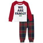 THE CHILDREN'S PLACE/チルドレンズプレイス Matching Family We Are Family Snug Fit コットン パジャマ