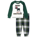 THE CHILDREN'S PLACE/チルドレンズプレイス Matching Family Christmoose Snug Fit コットン パジャマ