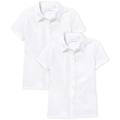 THE CHILDREN'S PLACE/チルドレンズプレイス Uniform Poplin Button Down Shirt 2-パック