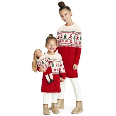 THE CHILDREN'S PLACE/チルドレンズプレイス Christmas Fairisle セーター ドレス