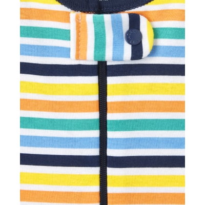 THE CHILDREN'S PLACE/チルドレンズプレイス Sea Life Striped Snug Fit Cotton One Piece パジャマ 2Pack