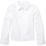 THE CHILDREN'S PLACE/チルドレンズプレイス Uniform Pintuck Poplin Button Down Shirt