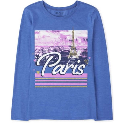 THE CHILDREN'S PLACE/チルドレンズプレイス Paris Hearts Graphic ティ