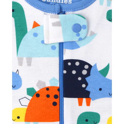 THE CHILDREN'S PLACE/チルドレンズプレイス Dino Frog Snug Fit Cotton One Piece パジャマ 2-パック