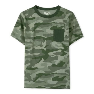 THE CHILDREN'S PLACE/チルドレンズプレイス Camo Pocket トップ